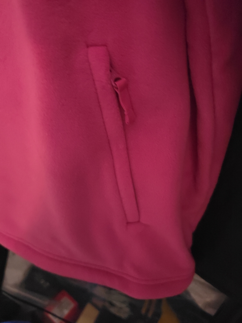 Supreme Pink Fleece Pullover with Box Logo - Picture 6 of 9